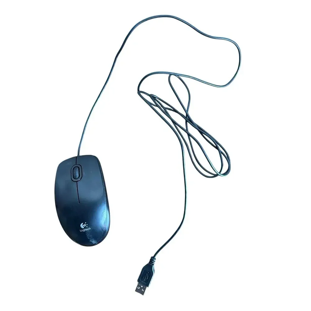 Logitech B100 USB Standard Corded Computer Mouse (810-002149)